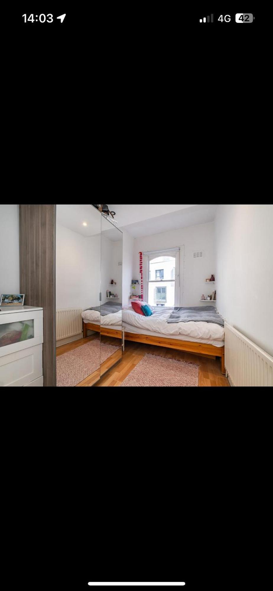 Sunny Roof Terrace 3 Bed Clapham Appartamento *
